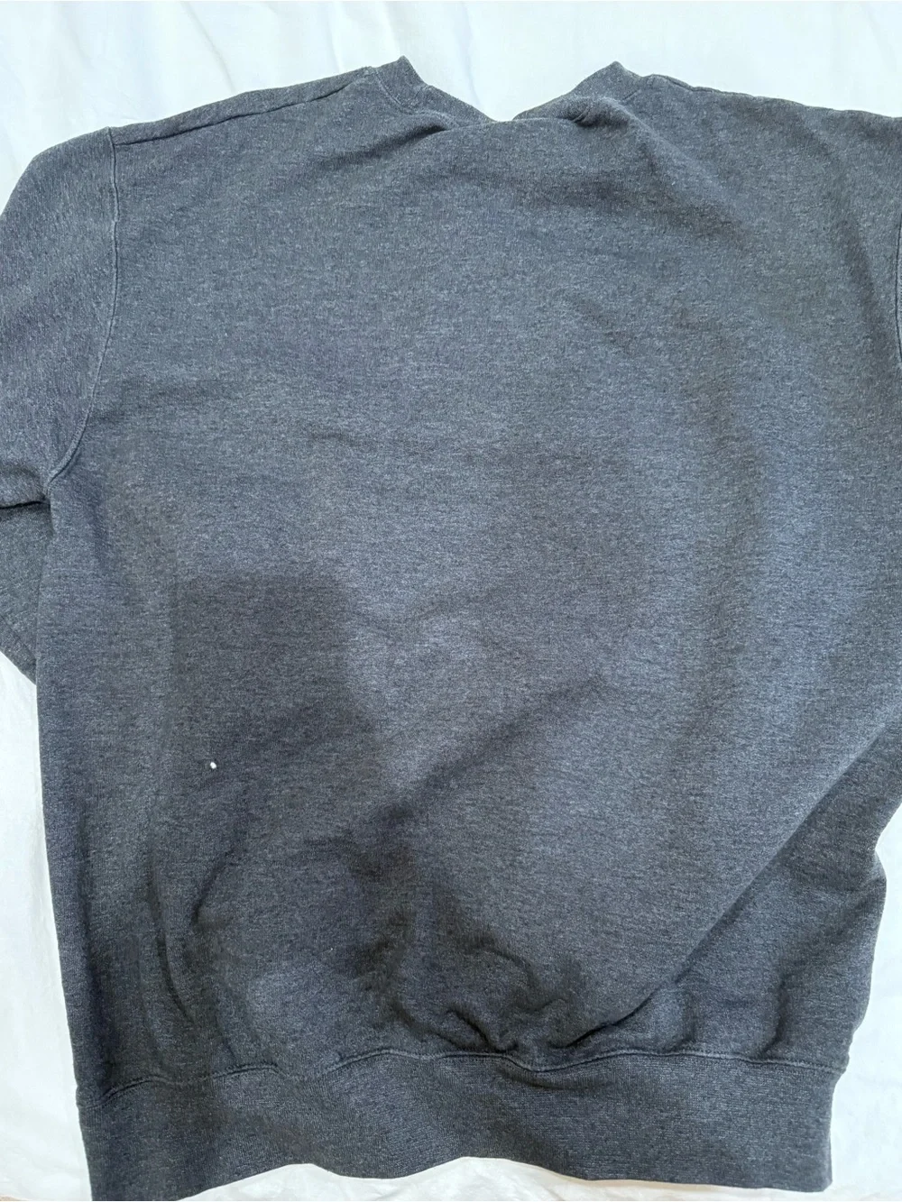 Champion Dark Gray Crewneck Sweatshirt with Red WSU Logo